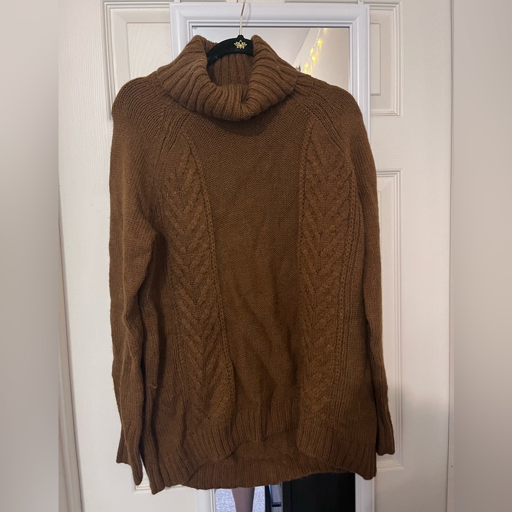 Wool American Eagle Turtleneck Sweater
